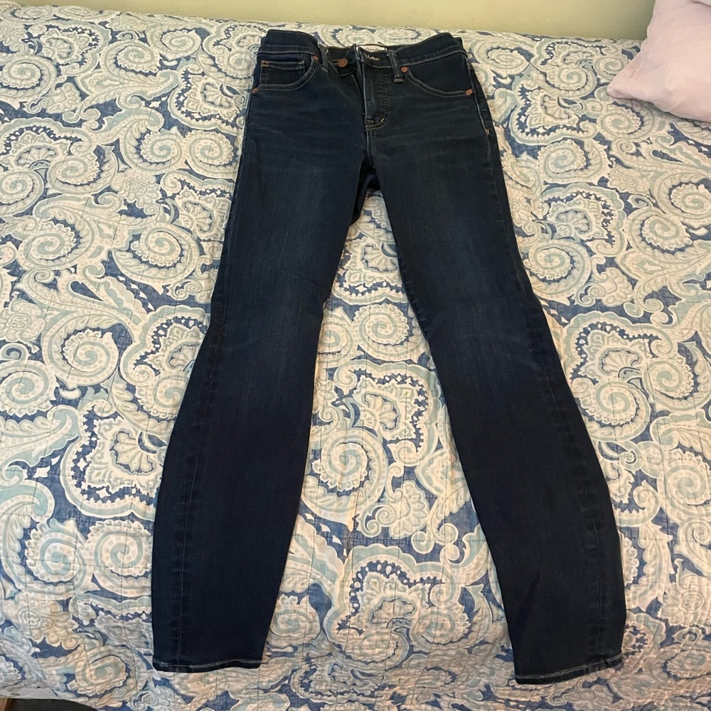 Madewell Blue Skinny Jeans Classic Fit